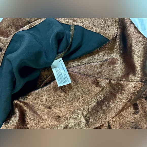 A New Day Copper Metallic Cami Slip Dress XS NWT - Picture 4 of 9